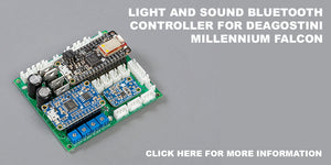 Light and Sound Bluetooth Controller for DeAgostini Millennium Falcon