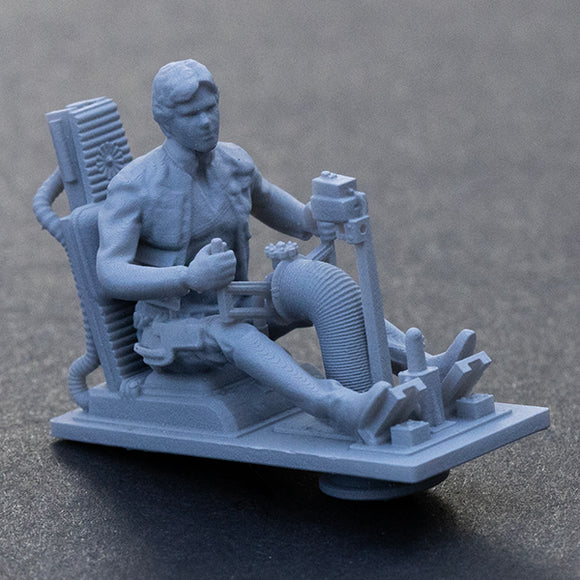 Gunner Seat with Seated Figure for 1/43 DeAgostini Millennium Falcon