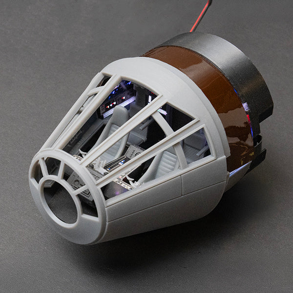 パーツ Cockpit 380mm 90mm Cockpit Upgrade Set V3 for 1/43 DeAgostini/Fanhome Millennium