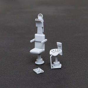 Navigation Chair, Gimbal Stool & Tool Tray Set for 1/43 DeAgostini Millennium Falcon