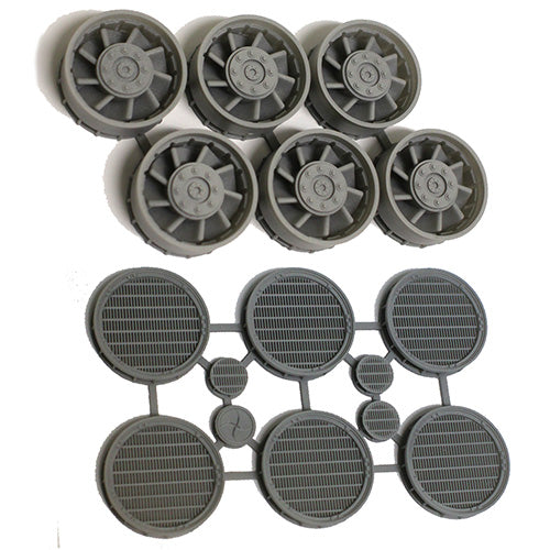 Set of Exhaust Ports with Grilles and Fans for 1/48 Hasbro