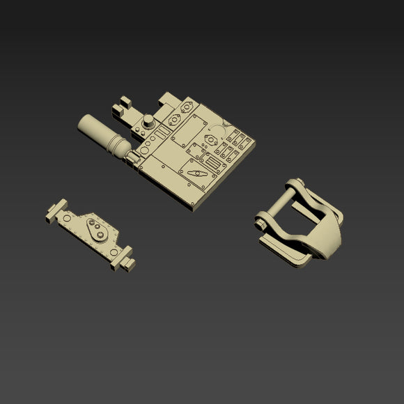 Greeblie Set for Studio Scale Y-Wing - Left Wing Parts